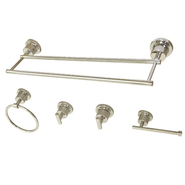 BAH821318478PN Concord 5-Piece Bathroom Accessory Set, Polished Nickel